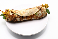 Naan Sandwich with Fried Chicken or Vegetable Pakora
